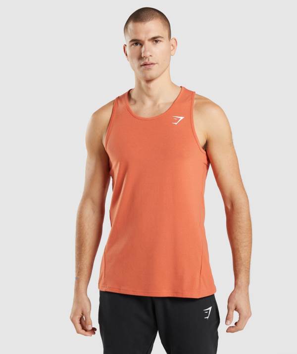 Panske Tielko Gymshark Critical Oranžové | GH9475126